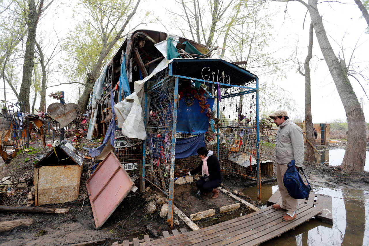 El lugar del accidente